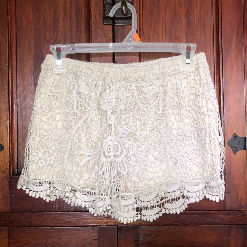 Lace shorts by vivid importers of NY